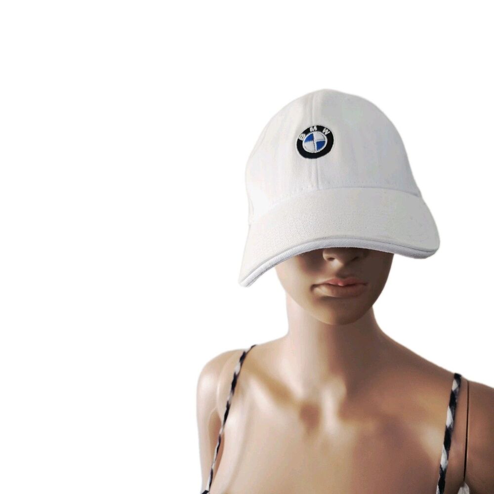 BMW White Adjustable Logo Baseball Cap - Picture 4 of 6